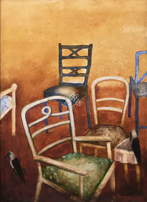 Anjolie Ela Menon (Artist), Untitled, Painting