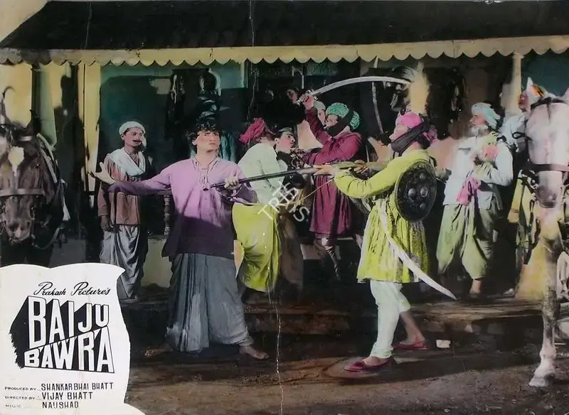 V.N. Reddy (Cinematographer), Baiju Bawra, 1952, Lobby Card