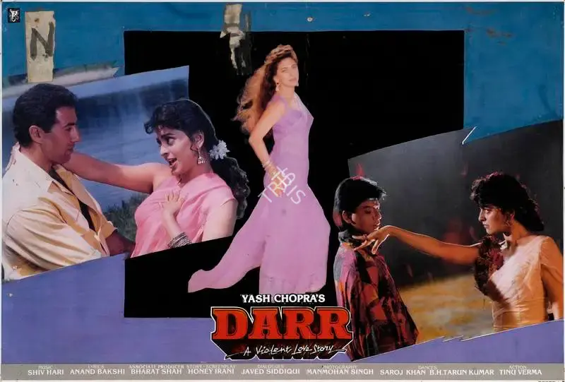 Yash Chopra (Producer), Darr, 1993, Lobby Card