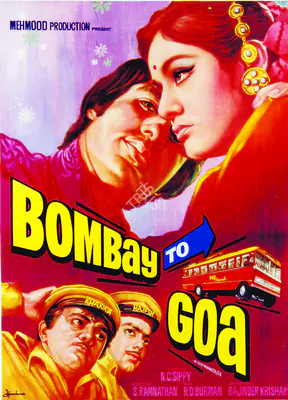 N.C. Sippy (Producer), Bombay To Goa, 1972, Full Sheet Poster