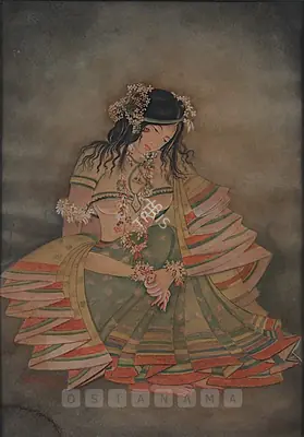 Ranada Ukil (Artist), Spring Bride (Basanta Badhu), 1926, Painting