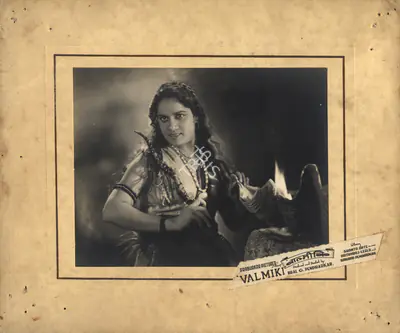 Saju Naik (Cinematographer), Valmiki, 1946, Photographic Still Mounted on Lobby Card