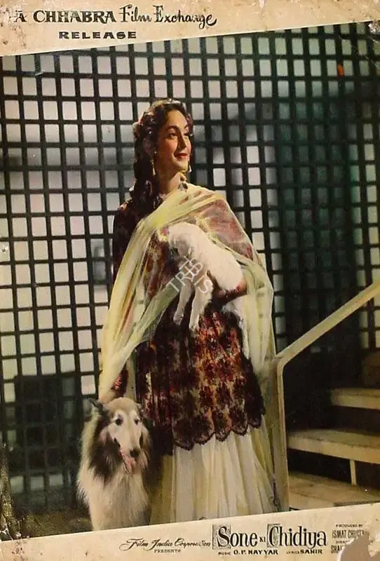 Nariman A. Irani (Cinematographer), Sone Ki Chidiya, 1958, Lobby Card