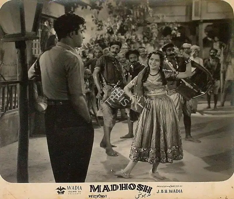 R.D. Mathur (Cinematographer), Madhosh, 1951, Lobby Card