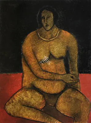 Akbar Padamsee (Artist), Untitled, 1956, Painting