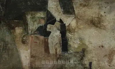 Ramkumar (Artist), Varanasi, 1960, Painting