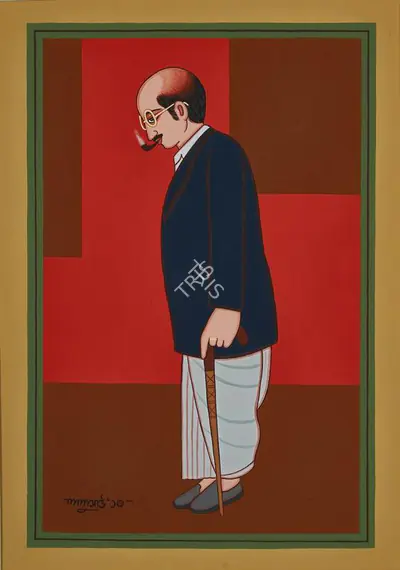 Lalu Prasad Shaw (Artist), Untitled, 2010, Painting