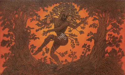Ompal Sansanwal (Artist), Untitled, Painting