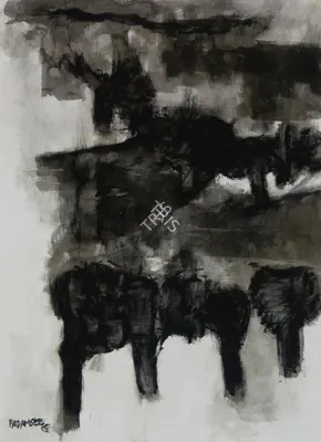 Akbar Padamsee (Artist), Untitled, 1965, Drawing