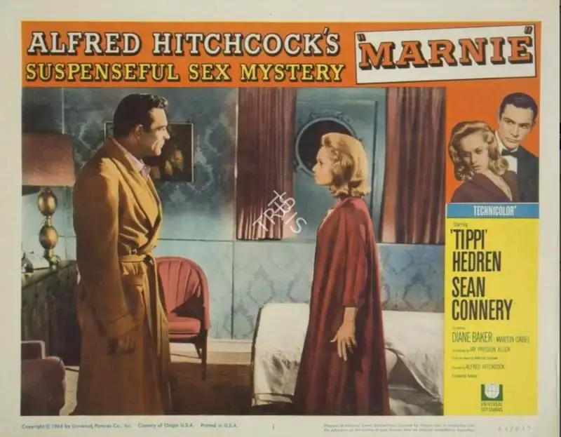 Alfred Hitchcock (Producer), Marnie, 1964, Lobby Card