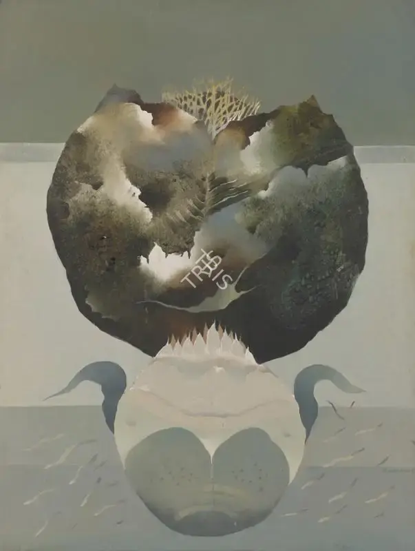 Dasgupta, Bimal (Artist). Untitled, 1987 | Painting, Sa.Onl/13.06.19, 2019 · Saffronart