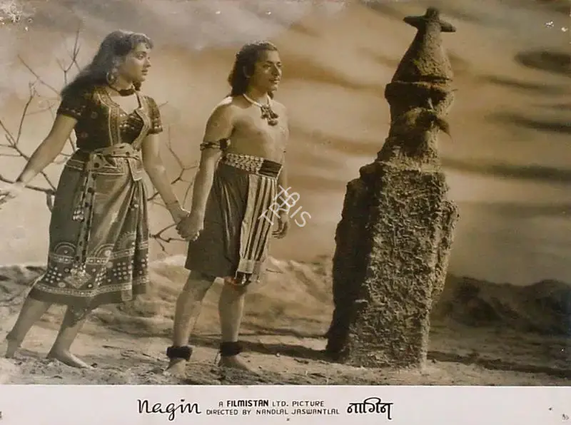 Nandlal Jashwantlal (Director), Nagin, 1954, Lobby Card