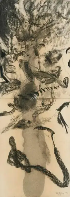 Sundaram, Vivan (Artist). Limbs/ Fragments (Turbulence), 1991 | Painting, Pu.Mum/03.09.20, 2020 · Pundole
