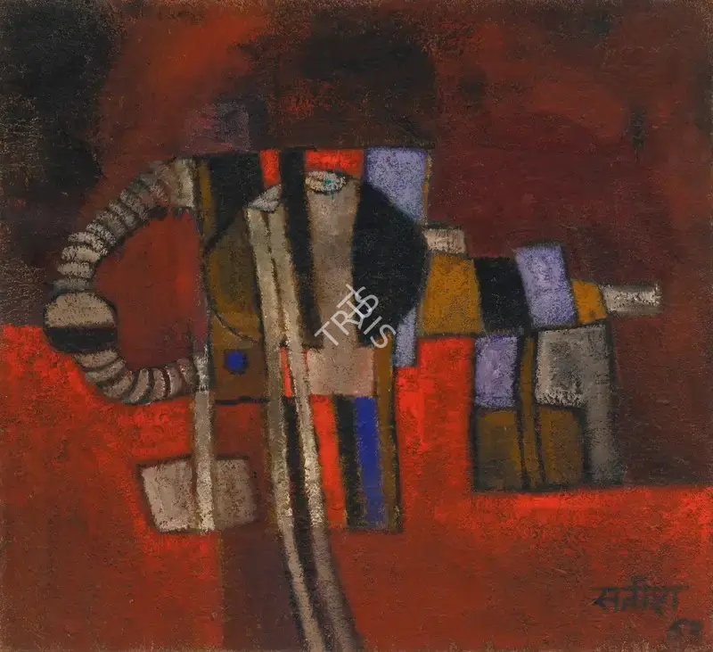 Satish Gujral (Artist), Untitled (Abstract), 1963, Painting