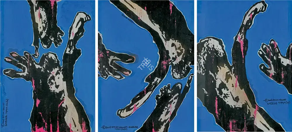 Jitish Kallat (Artist), Sneeze, 2005, Painting