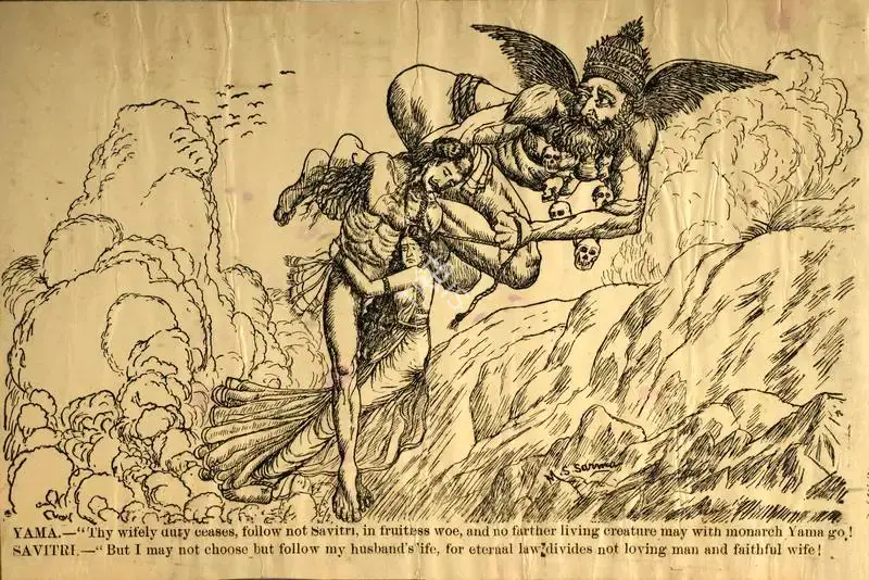 M.S. Sarma (Artist), Satyavan Savitri 04, Political Propaganda