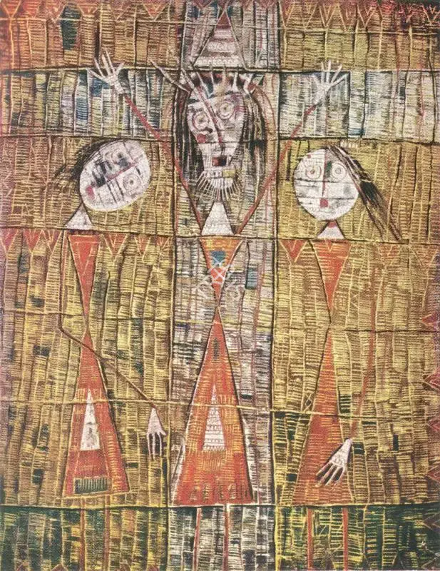 Sunil Madhav Sen (Artist), Christ on the Cross, Painting