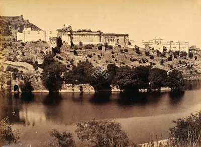 Lala Deen Dayal (Photographer), Ambere, Jeypore, Antiquarian Photograph
