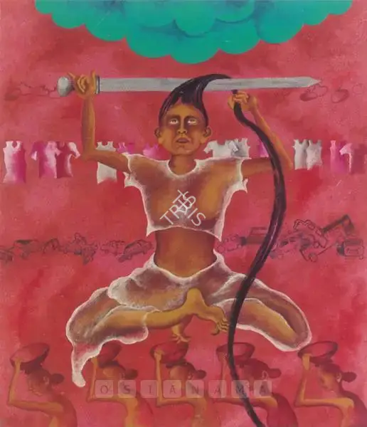 Arpana Caur (Artist), Prakriti, 1993, Painting