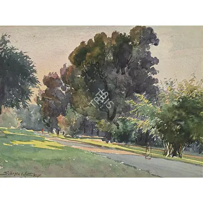 S.L. Haldankar (Artist), Landscape, Painting