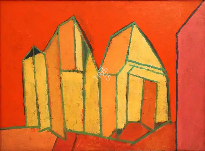 K.S. Kulkarni (Artist), Untitled, 1980, Painting