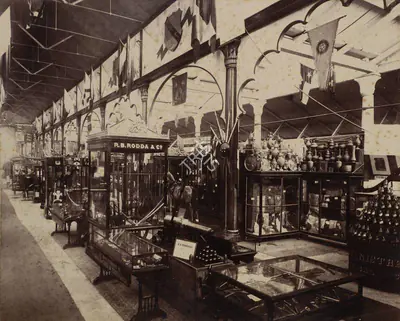 Shew Shankar Narayan (Photographer), Interior of the Calcutta Court - 2nd View, 1883, Antiquarian Photograph