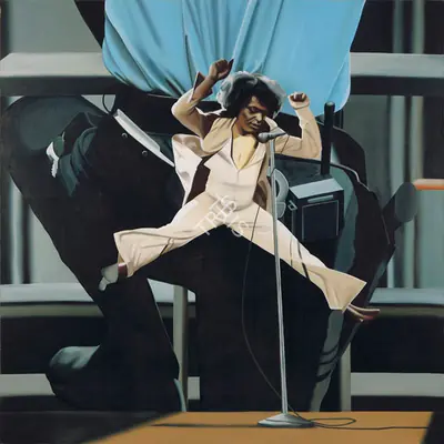 Shibu Natesan (Artist), It's a Man's Man's Man's world (James Brown), 2004, Painting