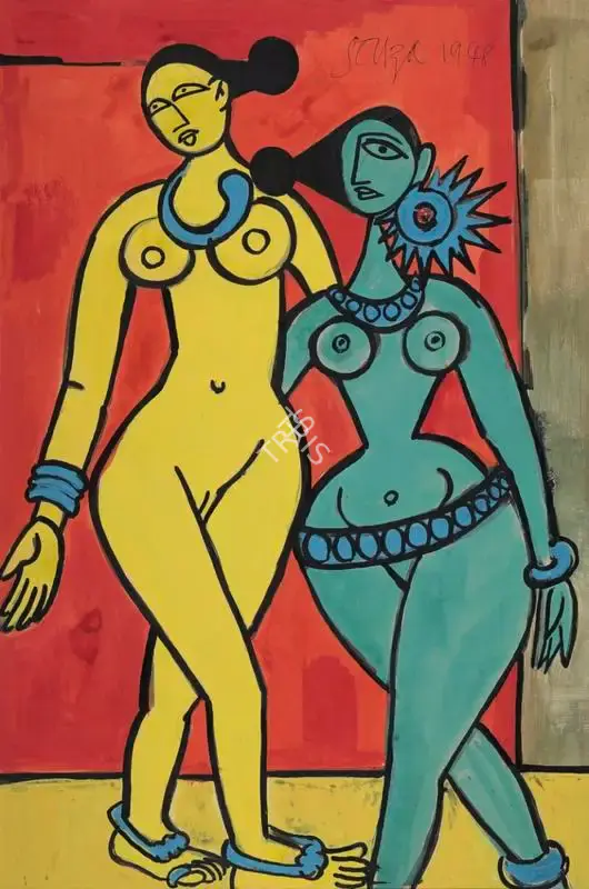 F.N. Souza (Artist), Untitled, 1948, Painting