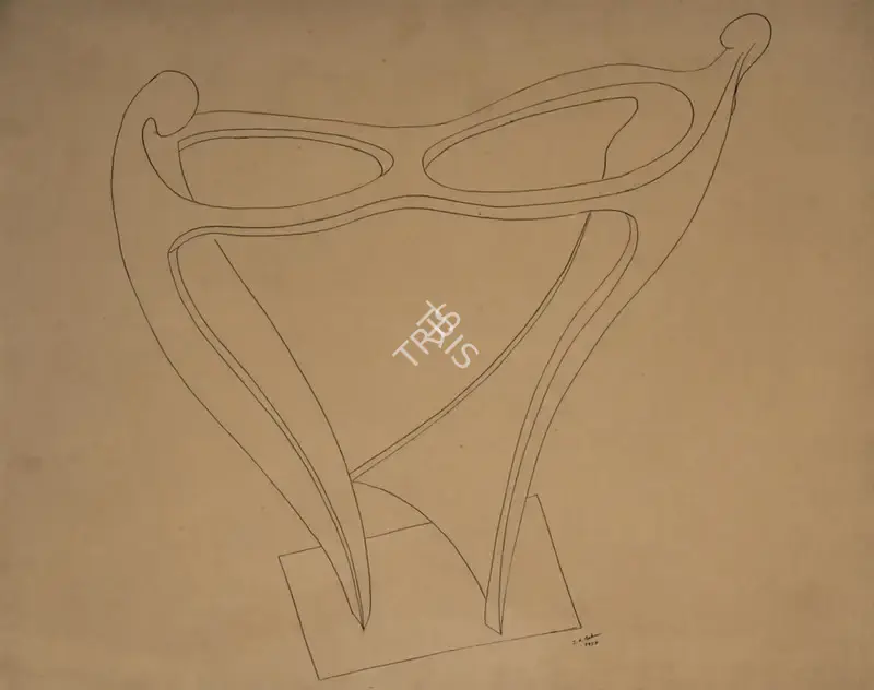S.K. Bakre (Artist), Rind-A-Ring-A-Roses, 1951, Drawing