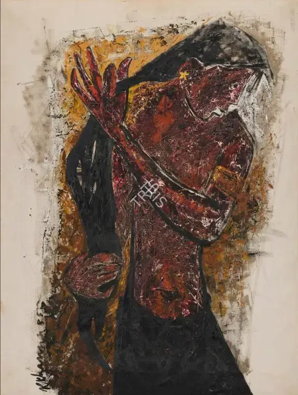 Krishen Khanna (Artist), Untitled, 1955, Painting