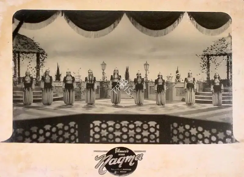 Nakshab (Director), Nagma, 1953, Lobby Card