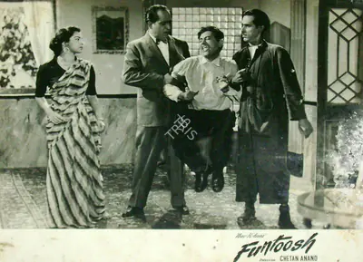 V. Ratra (Cinematographer), Funtoosh, 1956, Lobby Card