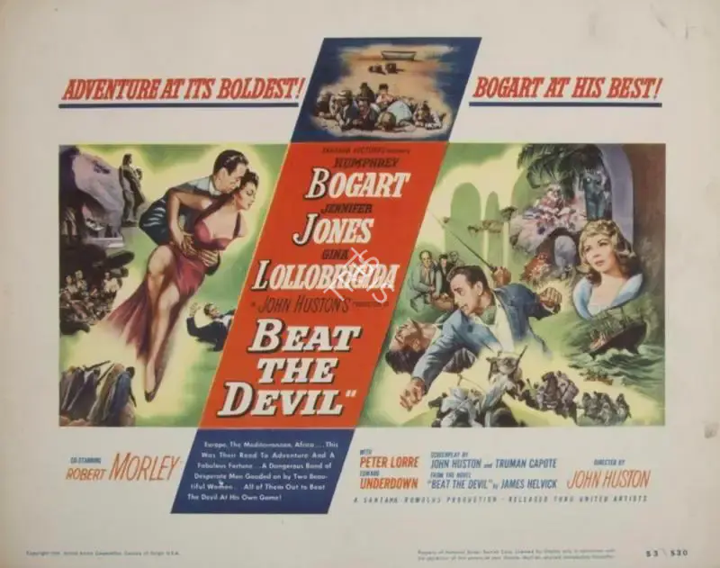 John Huston (Director), Beat the Devil, 1954, Lobby Card