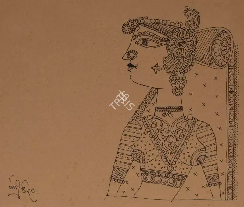 K. Laxma Goud (Artist), Untitled, 1970, Painting