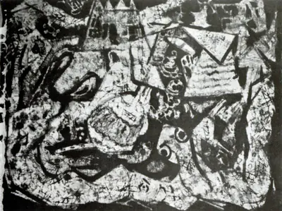 P.B. Surendranath (Artist), Composition in Batik - A, Tapestry