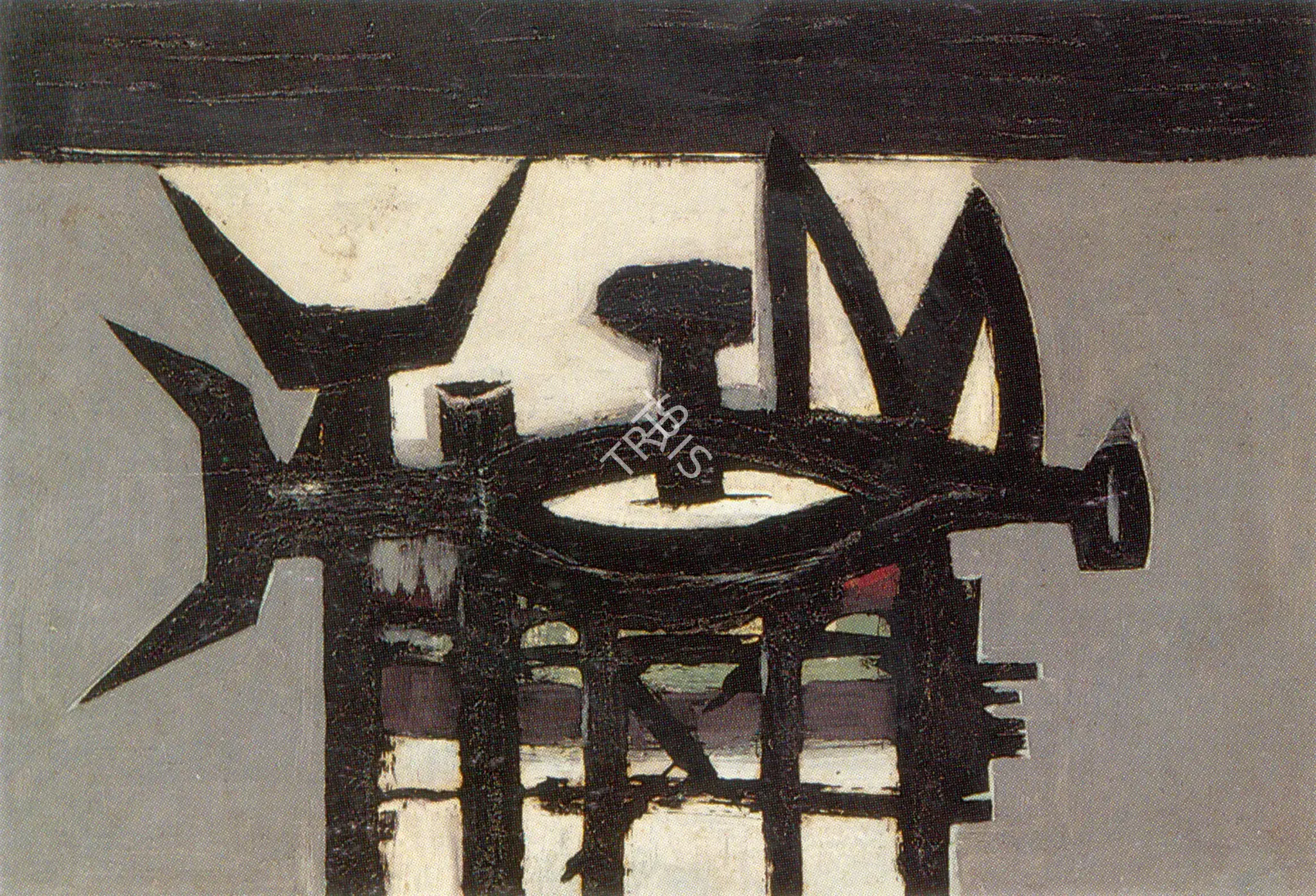 Ahmed Parvez (Artist), Abstract, 1958, Painting
