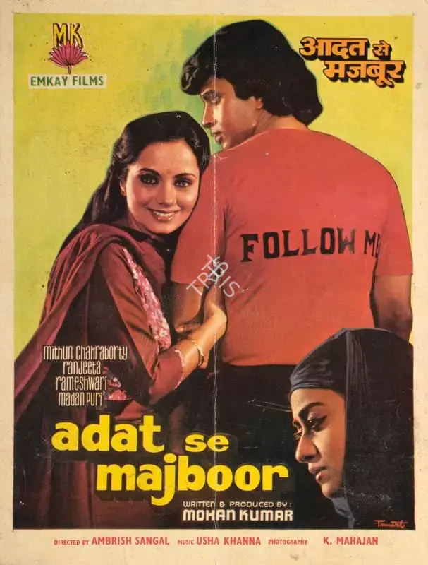 Mohan Kumar (Producer), Adat Se Majboor, 1982, Song-Synopsis Booklet