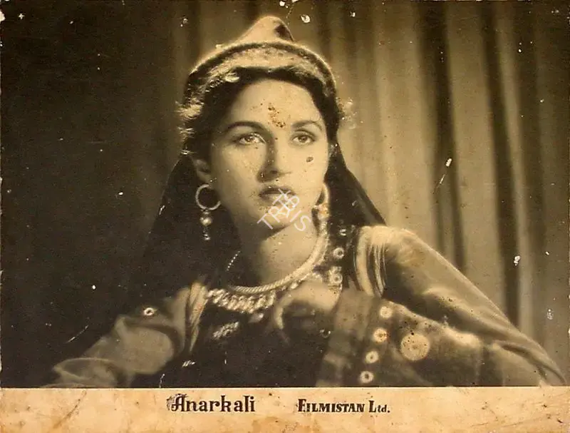 Nandlal Jashwantlal (Director), Anarkali, 1953, Lobby Card