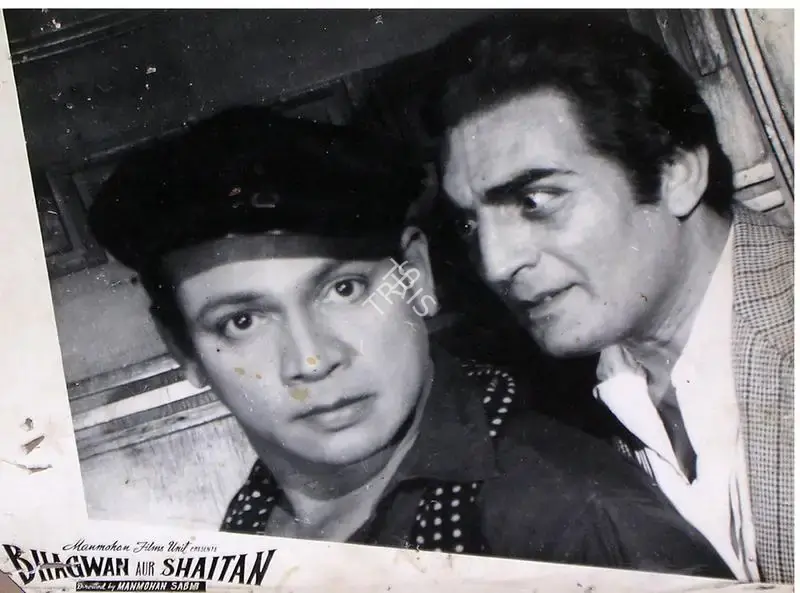 Manmohan Sabir (Director), Bhagwan Aur Shaitan, 1959, Lobby Card