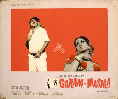 C. Mohan (Producer), Garam Masala, 1972, Showcard