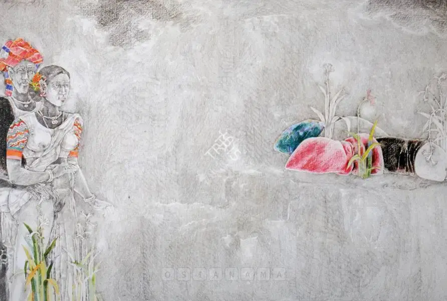 K. Laxma Goud (Artist), Untitled, 1984, Painting