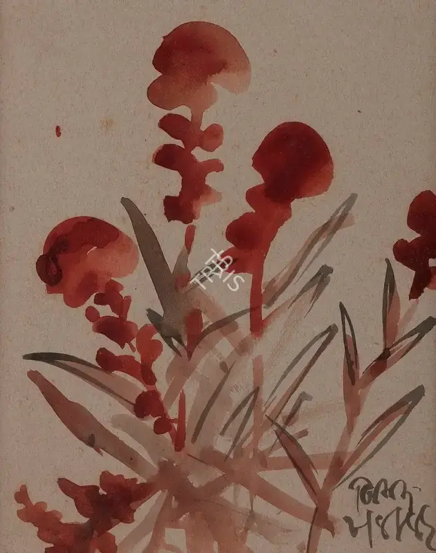 Mukherjee, B.B. (Artist). Untitled, 1946 | Painting, Sa.Mum/15.02.14, 2014 · Saffronart