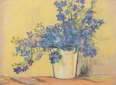 Chittaprosad (Artist), Untitled (Still Life), 1949, Painting
