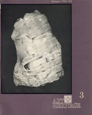 Ebrahim Alkazi (Editor), Art Heritage 3, 1984, Journal