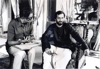 Nemai Ghosh (Still Photographer), Ghare Baire, 1985, Working Still