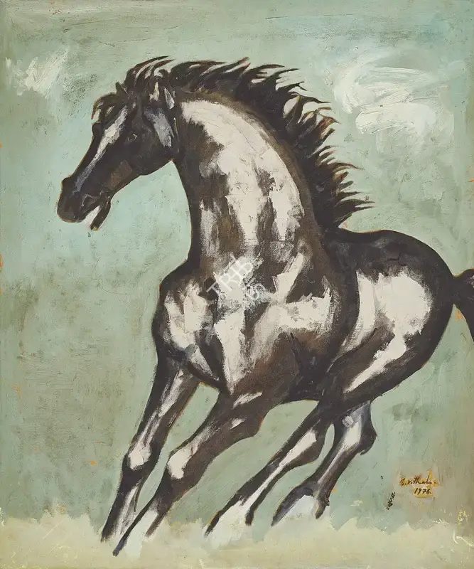 B. Vithal (Artist), Horse, 1976, Painting