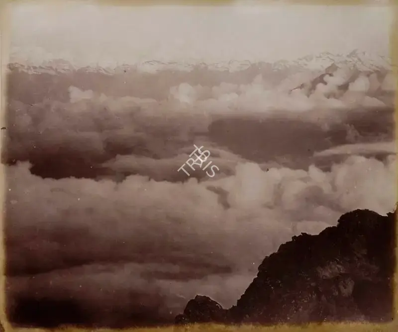 Unknown (Photographer), Mount Everest - from Santakphu, 1901, Antiquarian Photograph