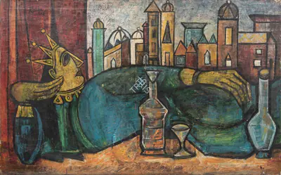 A.A.&nbsp;Raiba (Artist), Untitled, 1968, Painting