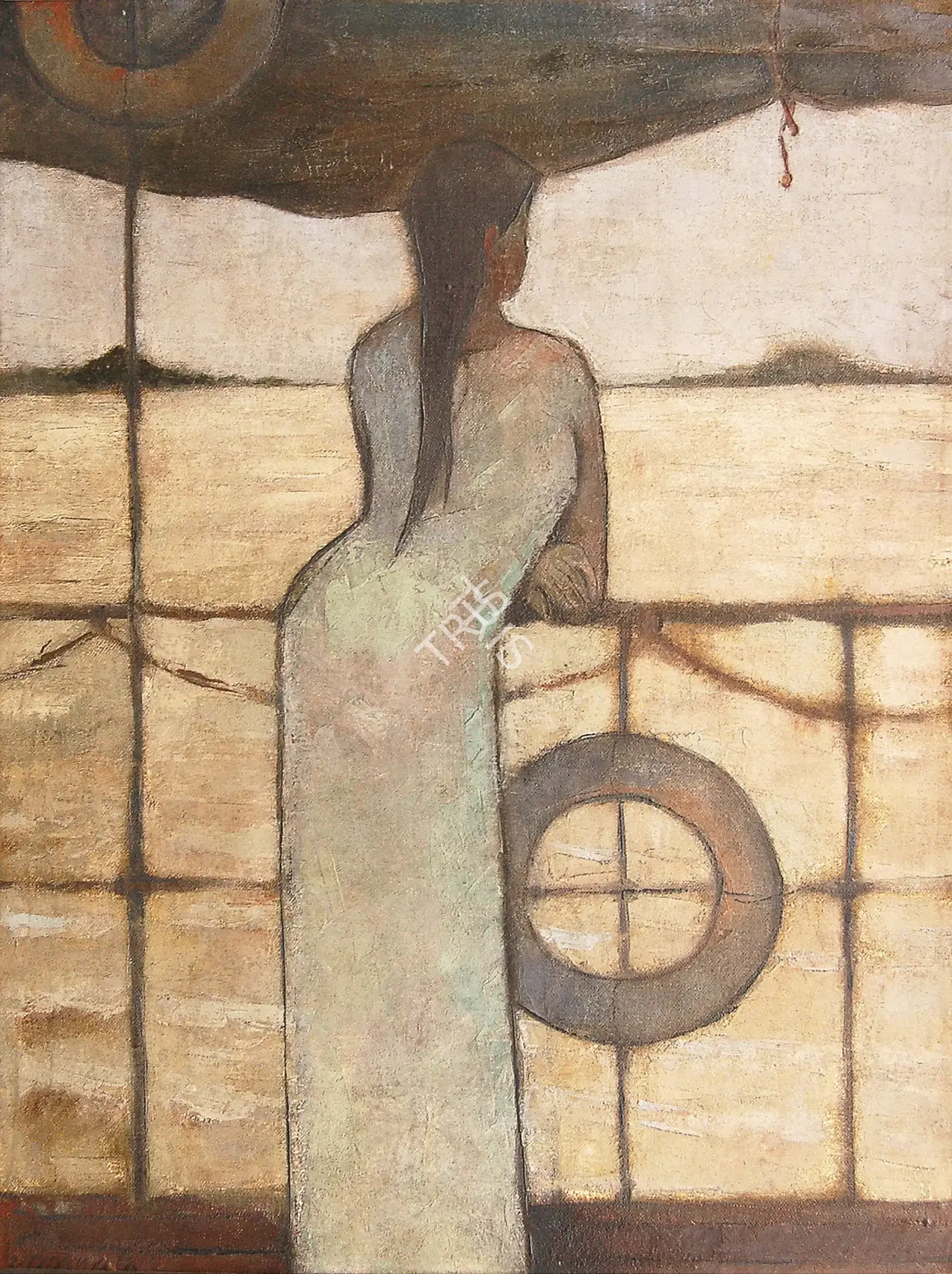 Hore, Somnath (Artist). Untitled, n.d. | Painting, So.NeY/10.09.12, 2012 · Sotheby's