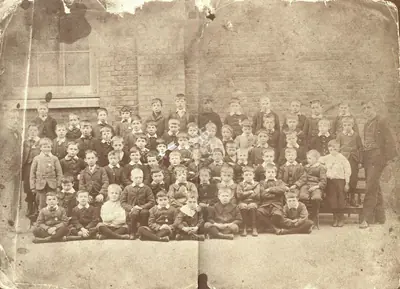Unknown (Photographer), Chaplin at the Hanwell Schools for Orphans and Destitute Children, 1896, Photographic Still